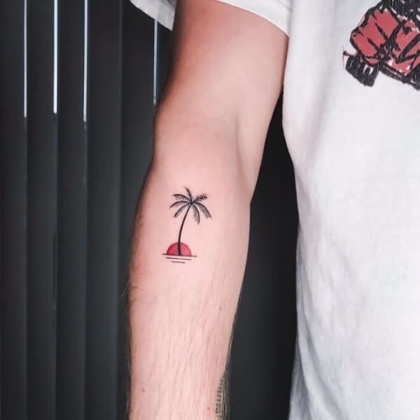 Beautiful Palm Tree Tattoo Designs For Tree Lovers