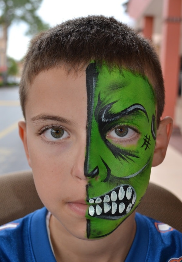 Easy Face Painting Ideas For Boys