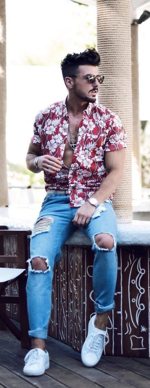 Stylish Printed Shirts Outfit Ideas For Men