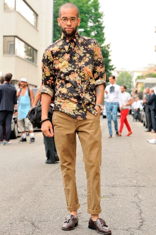 37 Stylish Printed Shirts Outfit Ideas For Men - Fashion Hombre