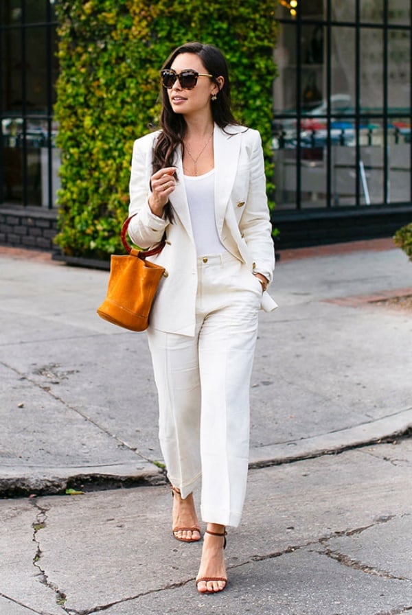 Stylish White Blazer Outfit Ideas For Work