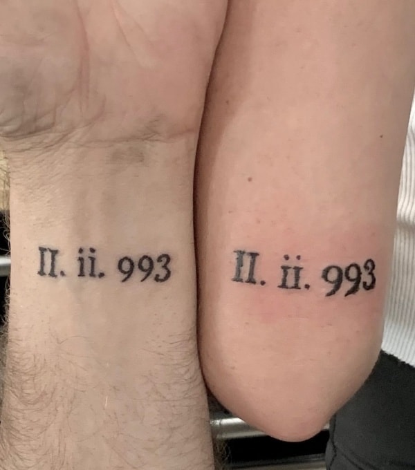 Awesome Father and Daughter Matching Tattoos