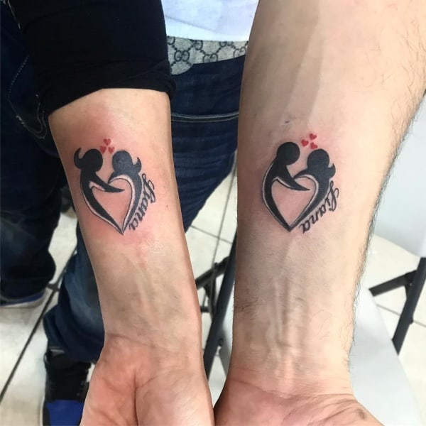 Tatouages Assortis Géniaux pour Père et Fille