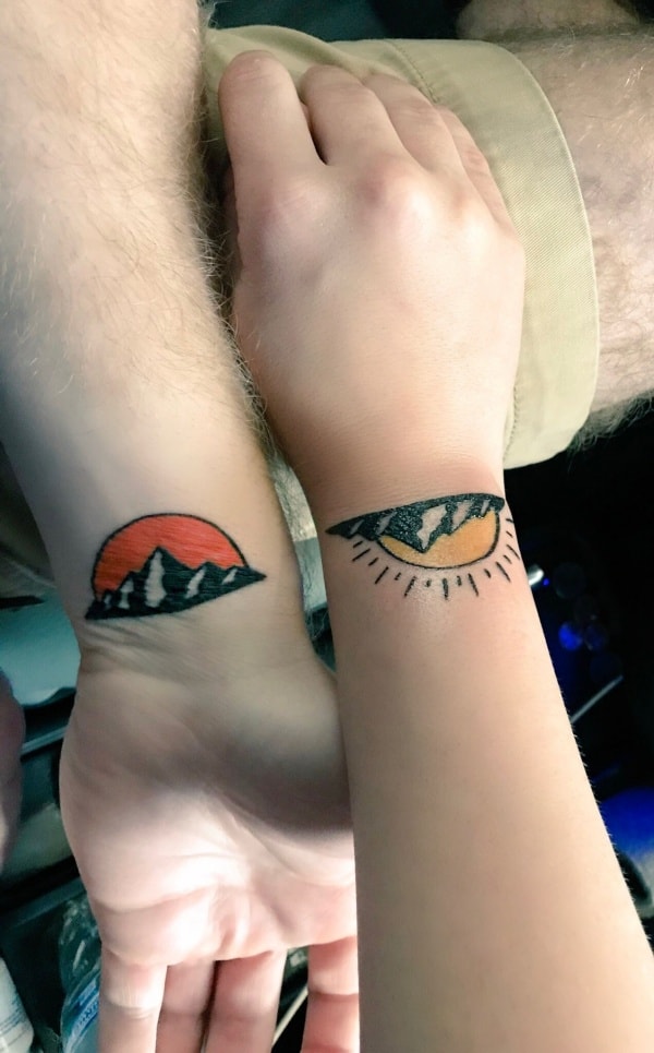 Awesome Father and Daughter Matching Tattoos