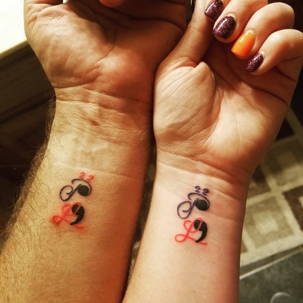 Awesome Father and Daughter Matching Tattoos