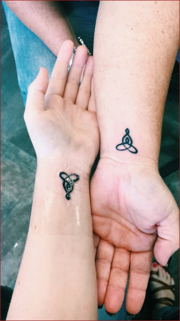 Awesome Father and Daughter Matching Tattoos