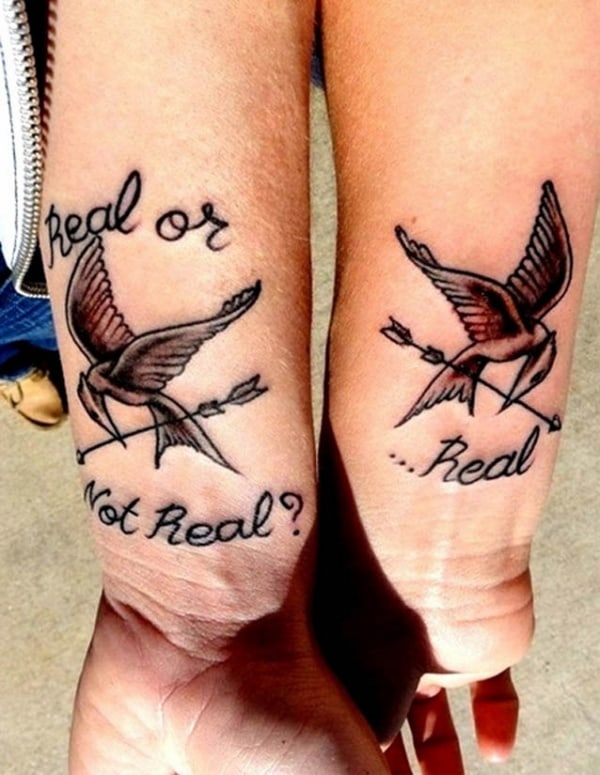 Awesome Father and Daughter Matching Tattoos