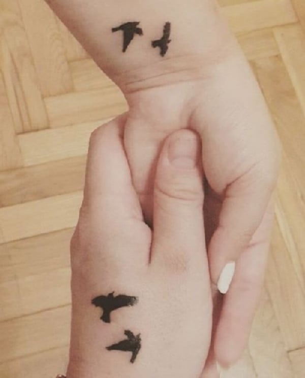 Awesome Father and Daughter Matching Tattoos