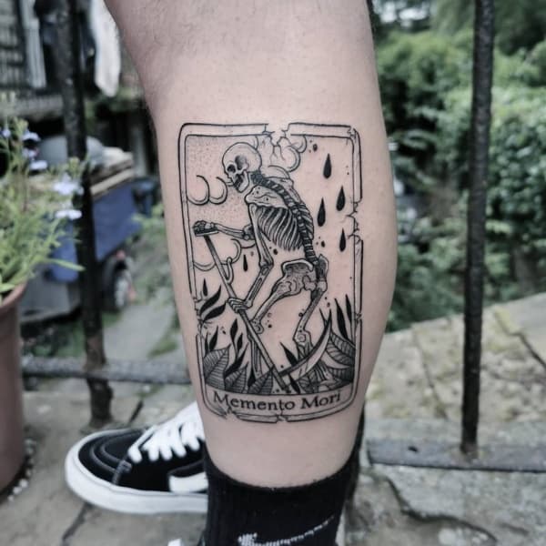 Best Memento Mori Tattoo Designs For Men