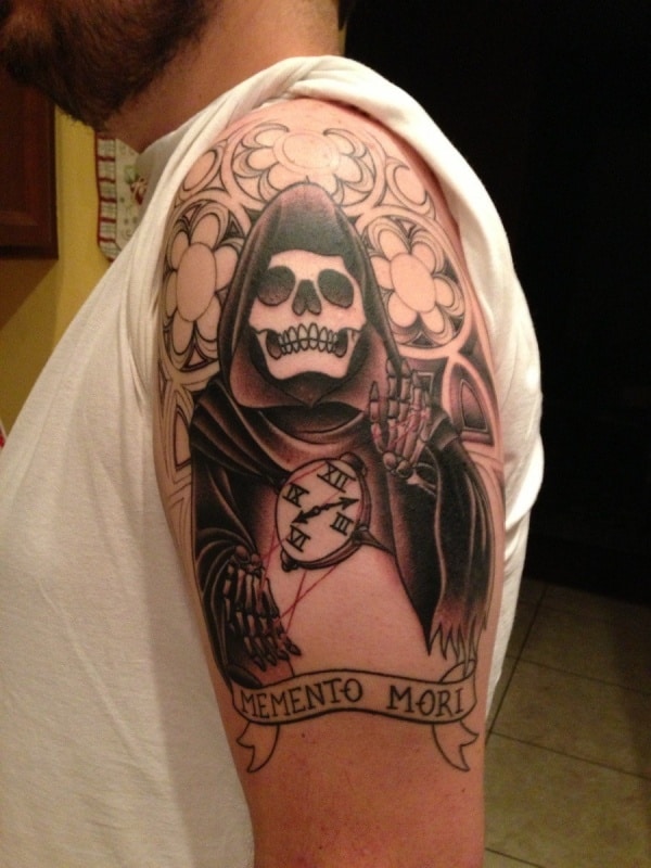 Best Memento Mori Tattoo Designs For Men