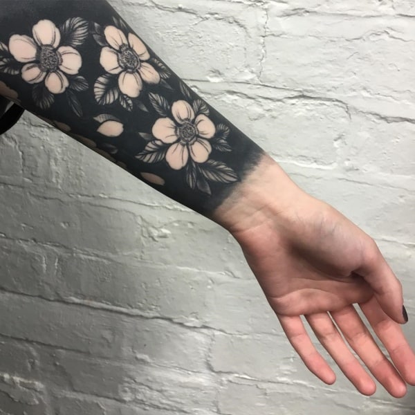 Gorgeous Negative Space Tattoo Designs