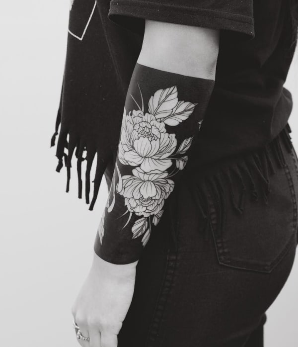 Gorgeous Negative Space Tattoo Designs