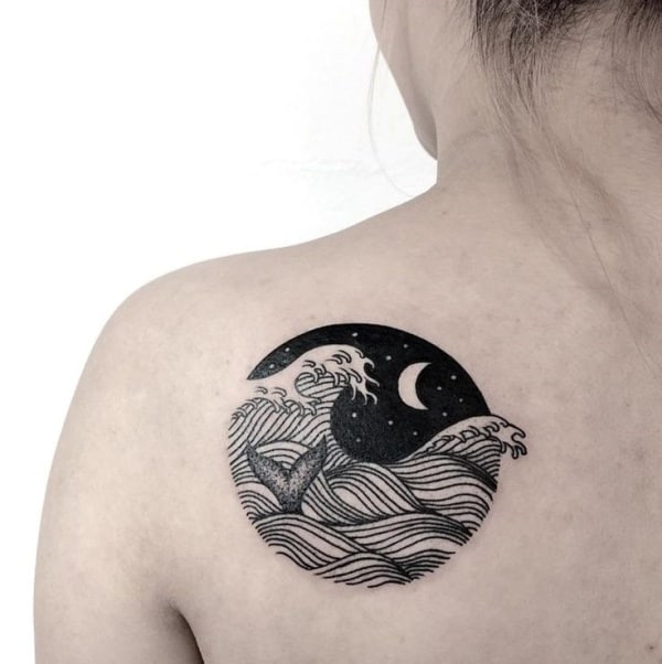 Gorgeous Negative Space Tattoo Designs