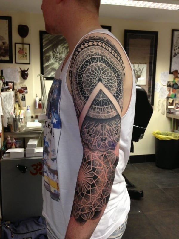 40 Of The Best Geometric Tattoos For Men in 2023  FashionBeans