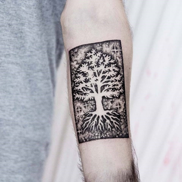 Gorgeous Negative Space Tattoo Designs