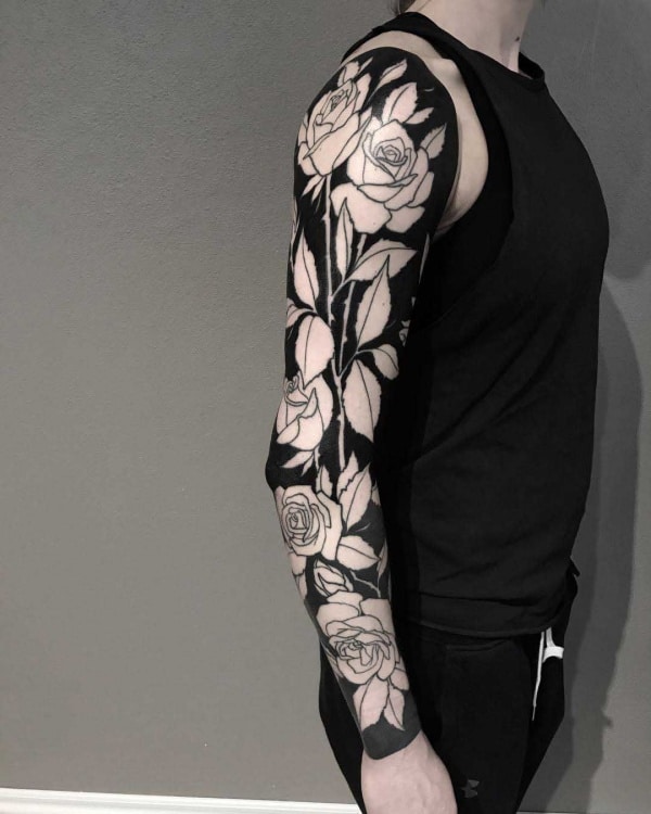 Gorgeous Negative Space Tattoo Designs