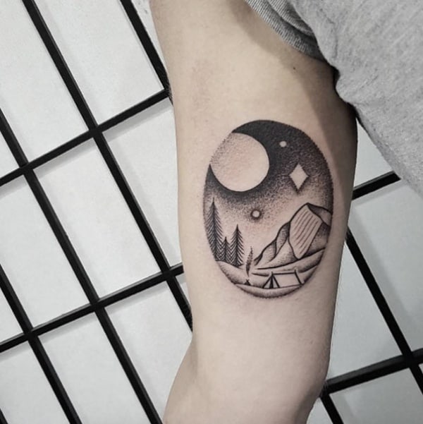 Gorgeous Negative Space Tattoo Designs