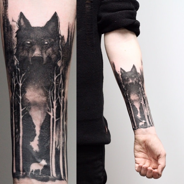 Gorgeous Negative Space Tattoo Designs