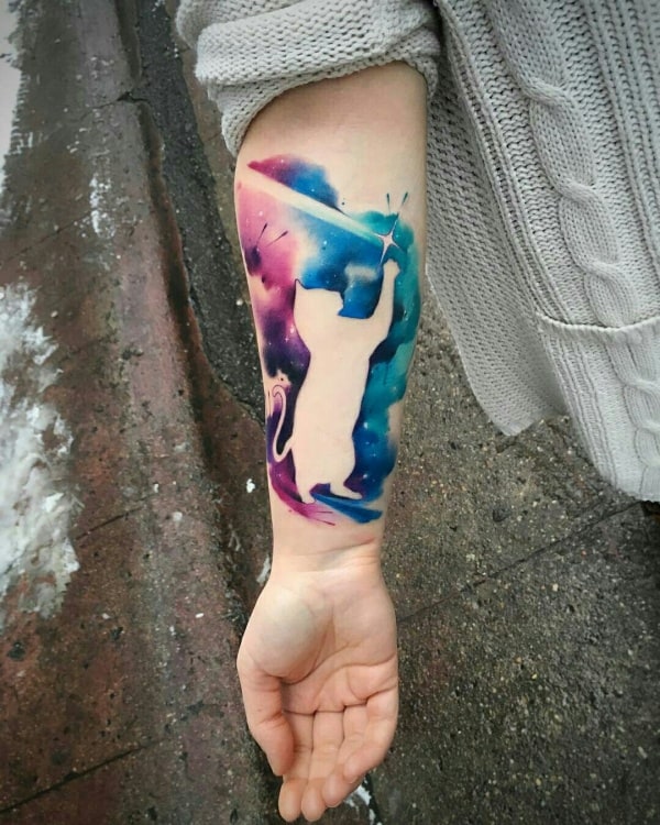 Gorgeous Negative Space Tattoo Designs