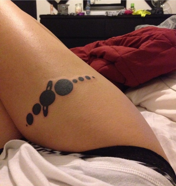 Amazing Solar System Tattoo Designs And Ideas With Meaning