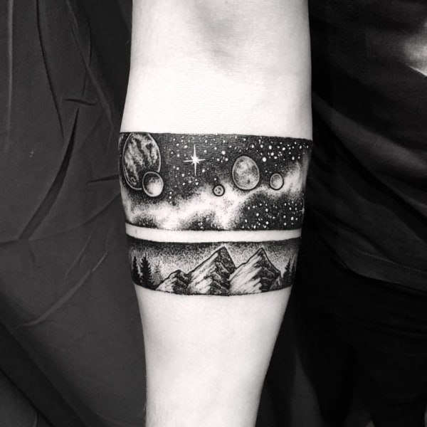 Amazing Solar System Tattoo Designs And Ideas With Meaning