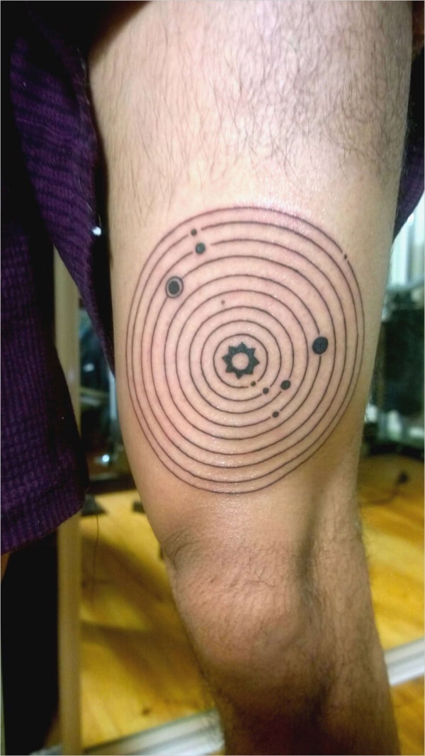 Amazing Solar System Tattoo Designs And Ideas With Meaning