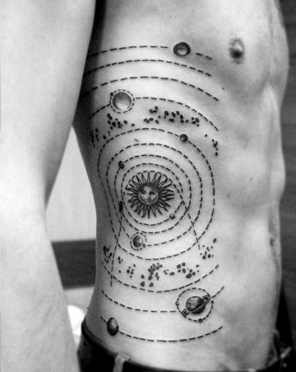 Amazing Solar System Tattoo Designs And Ideas With Meaning