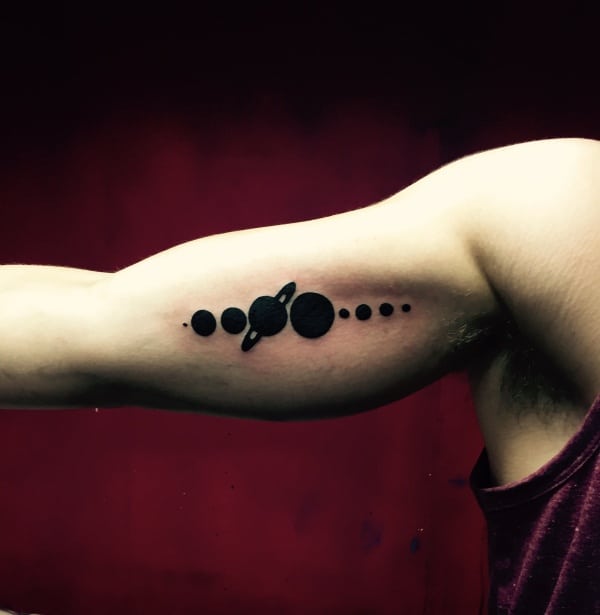 Amazing Solar System Tattoo Designs And Ideas With Meaning