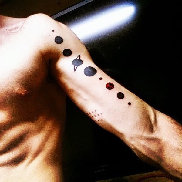 Amazing Solar System Tattoo Designs And Ideas With Meaning