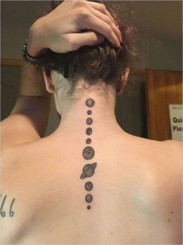 Amazing Solar System Tattoo Designs And Ideas With Meaning