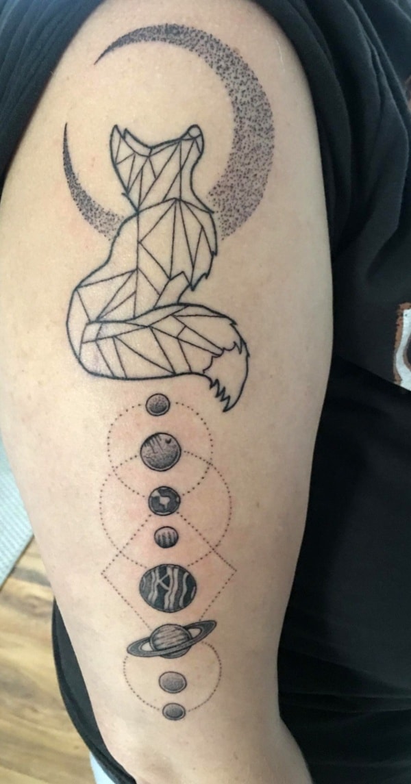 Amazing Solar System Tattoo Designs And Ideas With Meaning