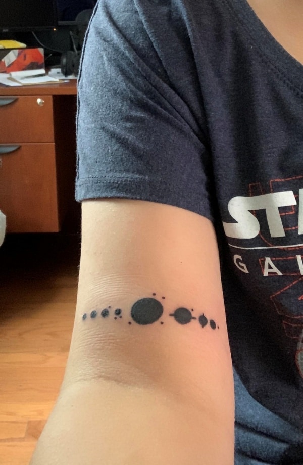 Amazing Solar System Tattoo Designs And Ideas With Meaning