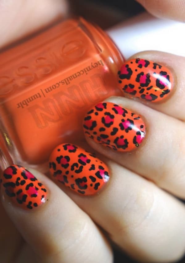 35 Beautiful Orange Nail Designs For Women In 2020 - Fashion Hombre