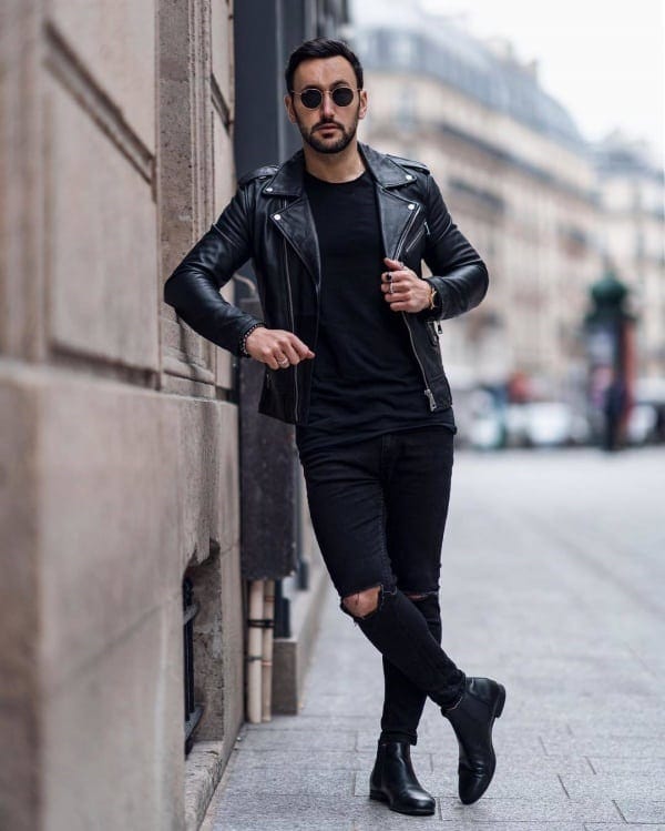 nice all black outfits mens