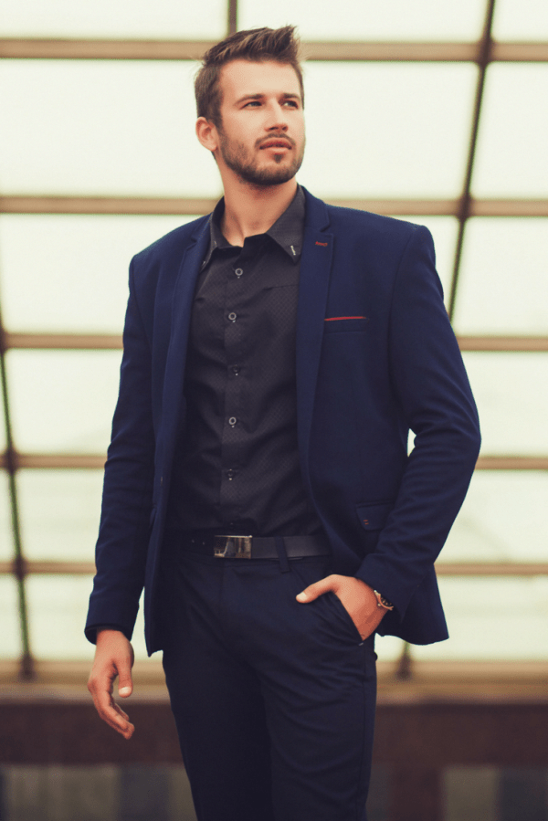 42 Edgy Dark Blue Blazer Outfit Ideas For Men To Try (2023)