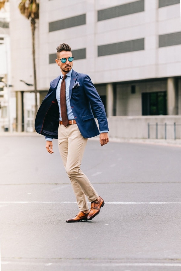 How To Wear A Blue Blazer With Black Pants  Ready Sleek