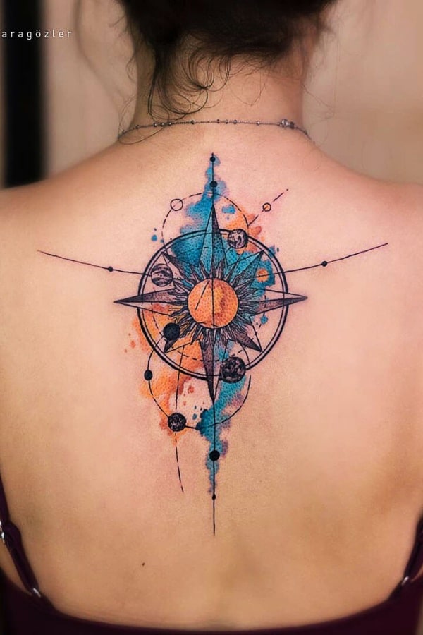 Amazing Solar System Tattoo Designs And Ideas With Meaning