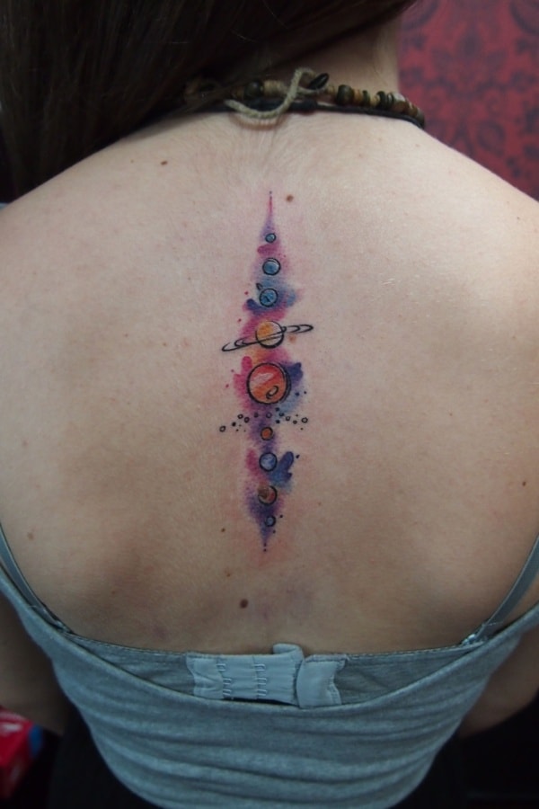 Amazing Solar System Tattoo Designs And Ideas With Meaning