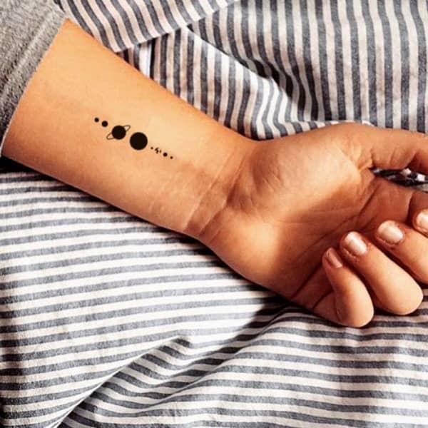 Amazing Solar System Tattoo Designs And Ideas With Meaning