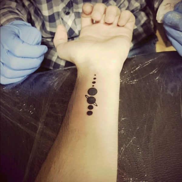 Amazing Solar System Tattoo Designs And Ideas With Meaning