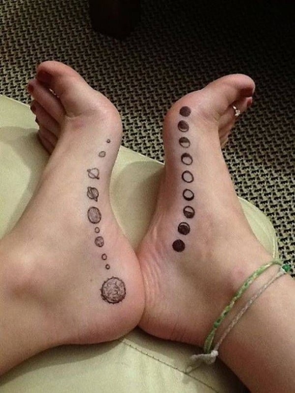 Amazing Solar System Tattoo Designs And Ideas With Meaning