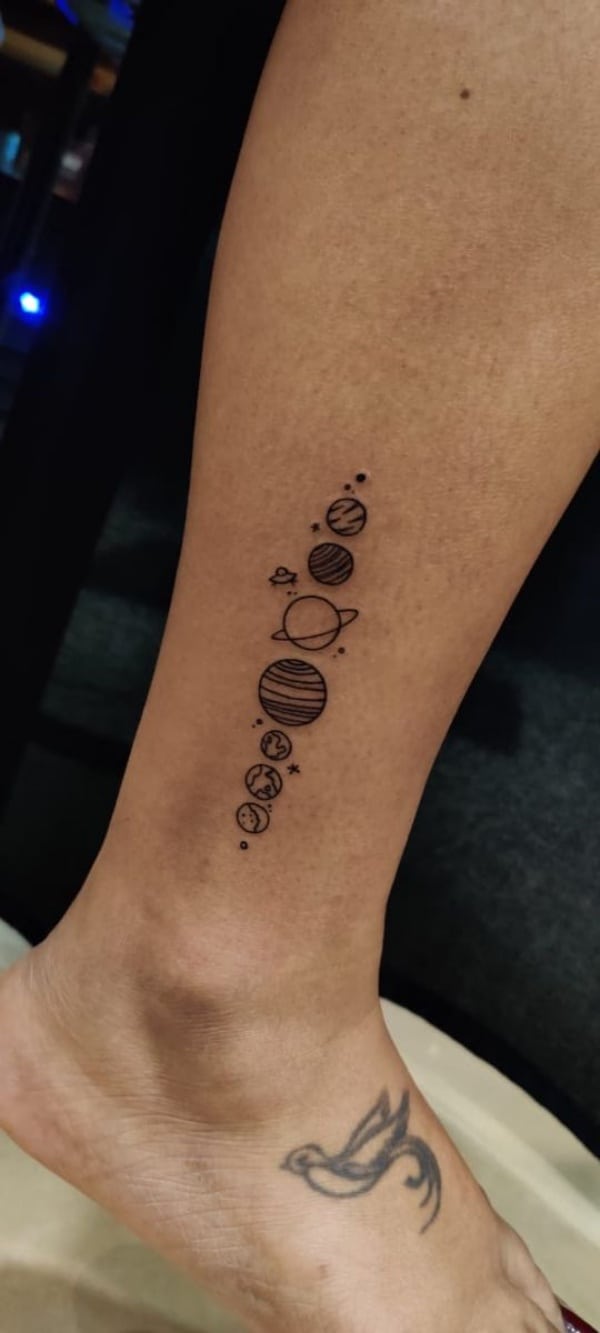 Amazing Solar System Tattoo Designs And Ideas With Meaning