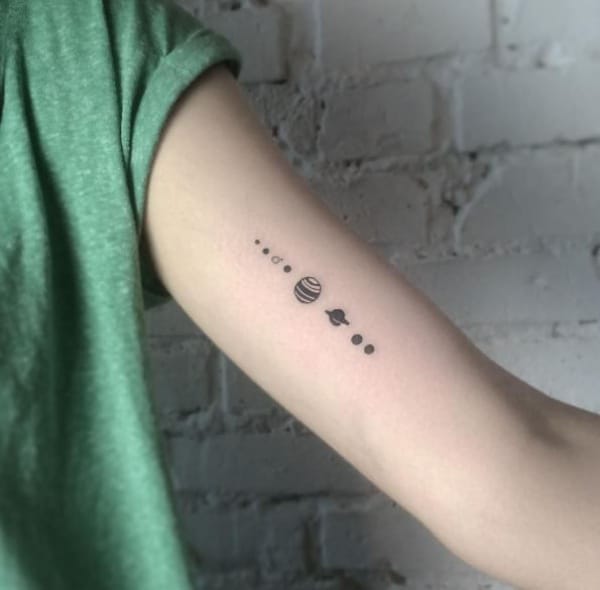 Amazing Solar System Tattoo Designs And Ideas With Meaning