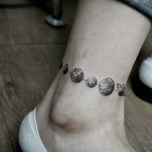 Amazing Solar System Tattoo Designs And Ideas With Meaning