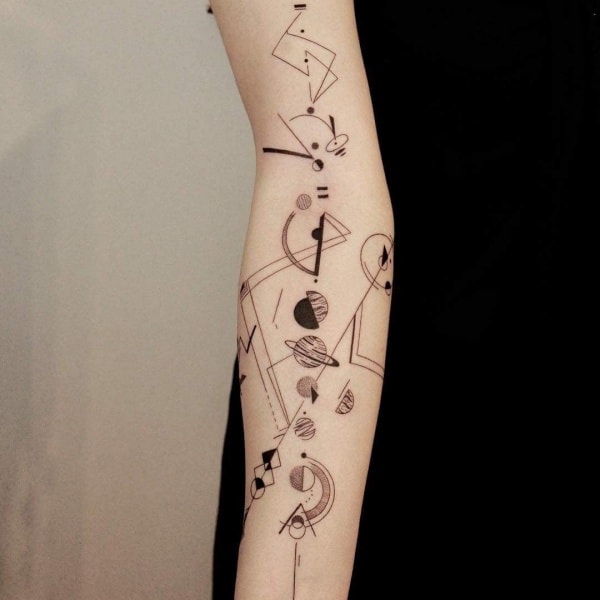 Amazing Solar System Tattoo Designs And Ideas With Meaning