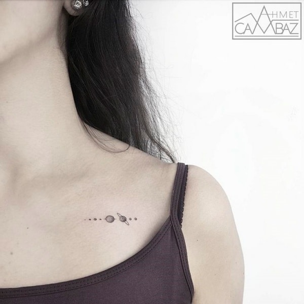 Amazing Solar System Tattoo Designs And Ideas With Meaning