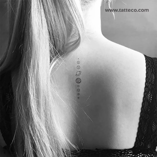 Amazing Solar System Tattoo Designs And Ideas With Meaning