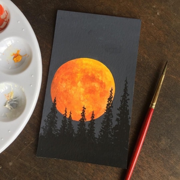  mini canvas painting ideas