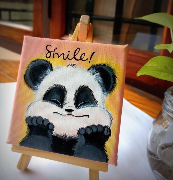 mini canvas schilderij ideeën