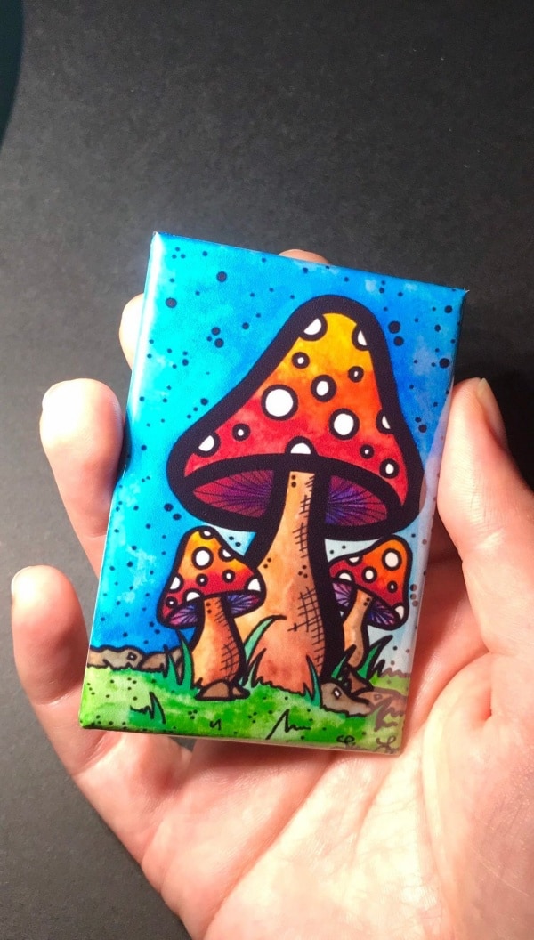 mini canvas painting ideas